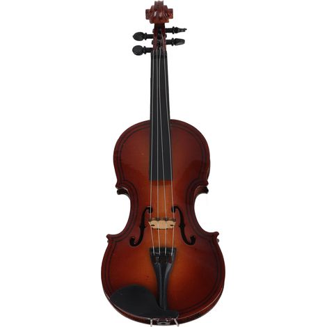Miniatur-Holzgeige, dekoratives Modell, Musikinstrument, Bastelarbeit, Dekoration für Zuhause oder Büro, Geburtstagsgeschenk (1/5)