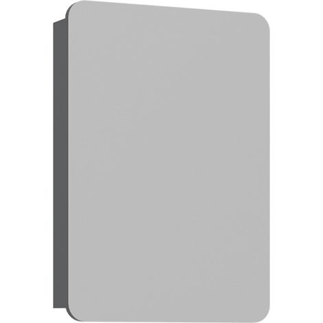 Badezimmerschrank mit Spiegel "Orbit 50" – 50 x 16 x 71 cm – Anthrazit (1/5)