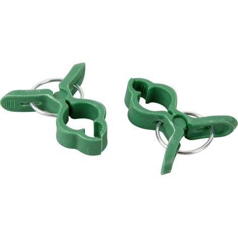 Windhager Pflanzenclips MINI 15 Stück, grün Rankhilfen (1/2)