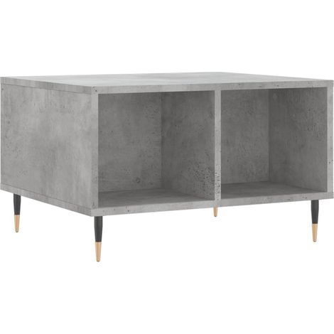 Maison Exclusive - Couchtisch Betongrau 60x50x36,5 cm Holzwerksto