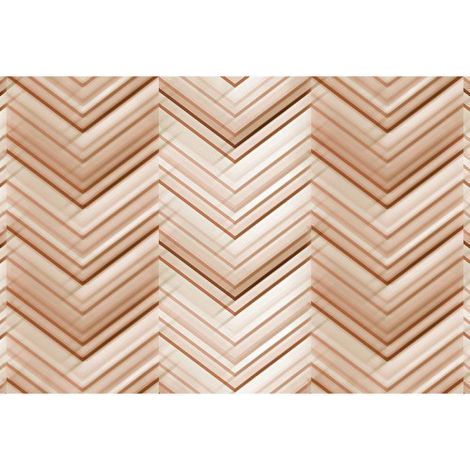 Papier peint panoramique marron motif géométrique Tapisserie panoramique design pour salon Papiers peints panoramique pour chambre adulte (1/3)