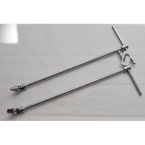 SET CHIAVI A T SNODATA SNODO LUNGA PER BUSSOLE ATTACCO QUADRO DA 3/8 &quot E 1/4 &quot