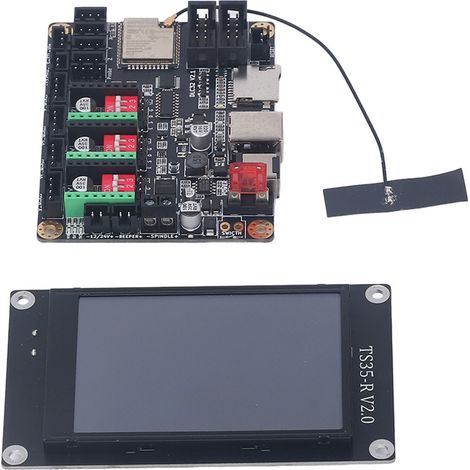 Kit de machine de gravure laser, graveur de bureau universel avec écran tactile 3,5 pouces et carte de contrôle 12-24 V CC. (1/5)