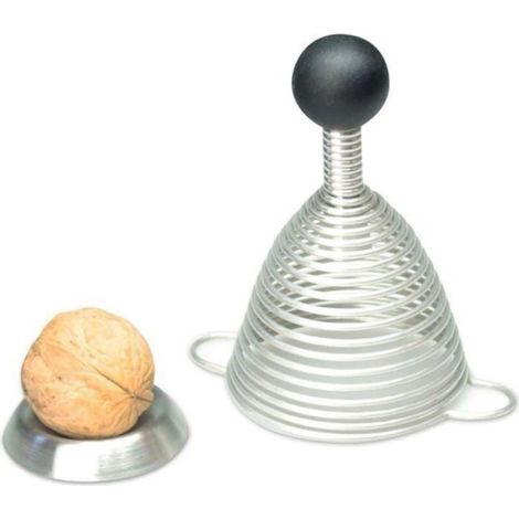 Boule Casse-Noix, Acier Inoxydable, noir, argenté, Ø 70 mm, H 100 mm (1/4)