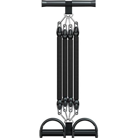 Corde de tension multifonctionnelle - Sangle de tension pour pédales de yoga extensibles à 2 tubes - Résistance réglable - Équipement de fitness avec corde de tension (1/2)