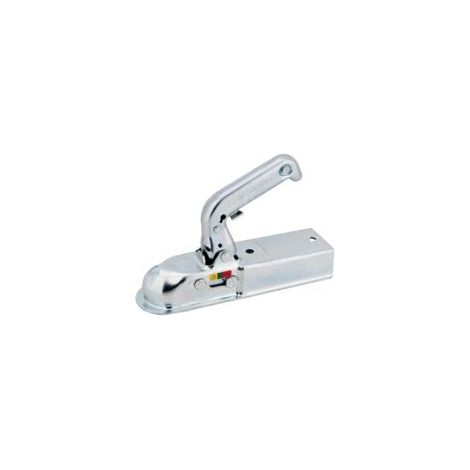 Square trailer hook housing - 50mm ball joint, dimensions: 35×22×15cm