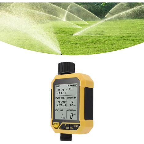 Contrôleur d'arrosage automatique intelligent, contrôleur de vanne d'irrigation programmée (1/5)