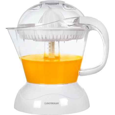 TRADE SHOP - Spremiagrumi Elettrico 40 Watt Con Caraffa Trasparente Graduata 1lt 2 Coni Spremitura - (1/5)