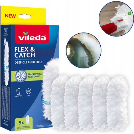 Recharges pour chiffon Vileda Flex&Catch, 5 pièces.