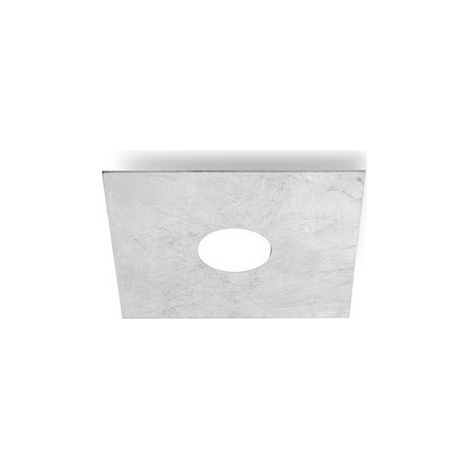 Kolarz SQUARE - Plafonnier en métal Lifestyle - Finition Argenté Feuille, 1x GX53 (1/5)