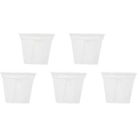 5 pots de fleurs à contrôle des racines