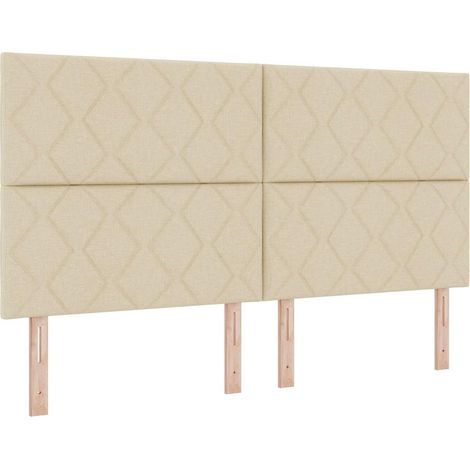 Maison Exclusive - Testiera Crema 180 cm Tessuto (1/5)