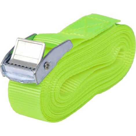vidaXL Sangle 10 pcs 0,25 tonne 5 m x 25 mm Vert fluorescent (1/4)