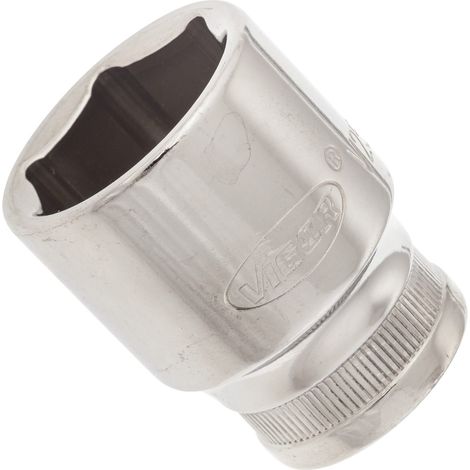 VIGOR Steckschlüsseleinsatz, 1/2 (12,5 mm) Vierkant hohl, Außen Sechskant Profil, SW 23 mm (1/2)