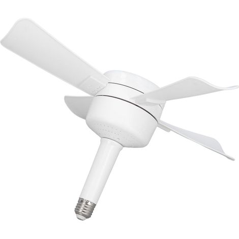 Ventilateur lumineux à douille E27, ampoule LED à 4 pales, variateur, 85-265V, éclairage maison (1/5)