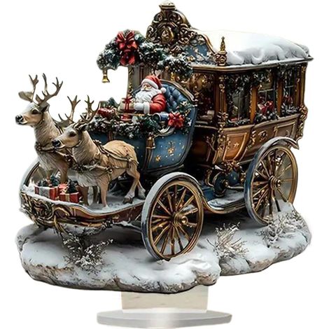 Crèche de Noël Panneau décoratif Religieux Festif Ornements de Noël religieux Pour Femme Et Homme, Maison, Table, Cheminée, Bureau, Étagère, Décoration Pour Noël Et Ornement (1/5)