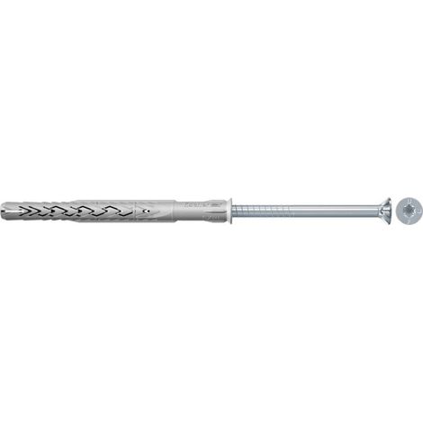 Cheville longue fischer SXRL 8 x 80 T en acier électrozingué 50 pièces