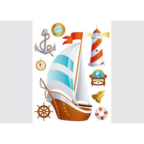 Stickers - Navigateur - 1 planche 65x85 cm (1/5)