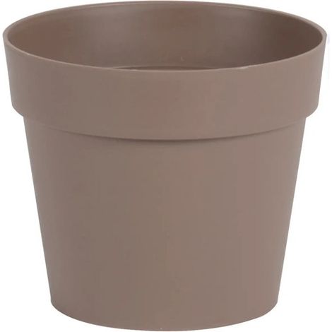 Pot de fleur Toscane Ø 20 x 17 cm - 3 L - Taupe (1/2)