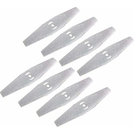 16 cuchillas de bordeadora metálicas, XU, universales para cortacéspedes inalámbricos - KZQ (1/3)