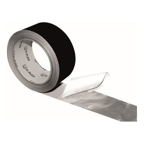 Nastro in alluminio colorato nero alu black cw 50 mm x 50 mt sp30