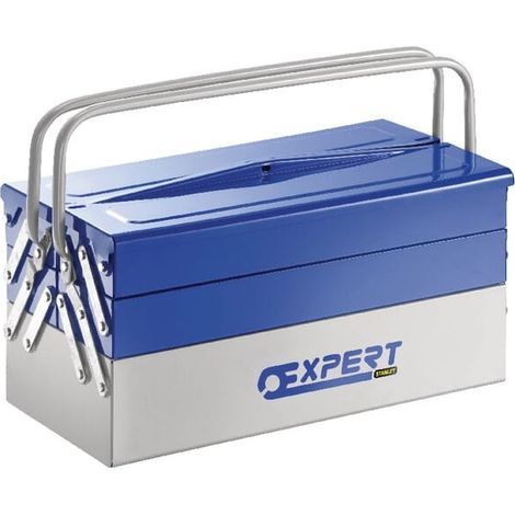 Expert – Boîte à outils métalliques 5 compartiments 535 mm – Verrouillable par cadenas – Dimensions L.575 x P.250 x H.230 mm – Pour professionnels (1/3)