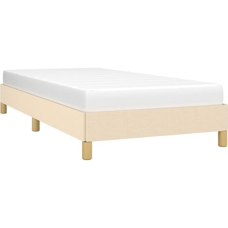 Giroletto senza Materasso Crema 90x200 cm in Tessuto vidaXL