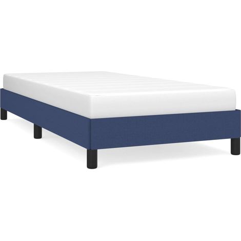 Maison Exclusive - Cadre de lit sans matelas bleu 80x200 cm tissu