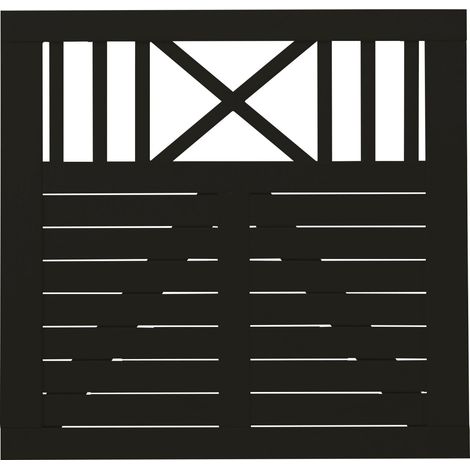 Plus Tor Nostalgi 100 x 95 cm RAL 9005 Schwarz