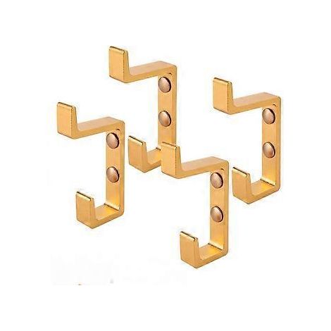 Handtuchhaken-Set, Wandverdickung, Aluminiumbeschichtung, Doppeldesign