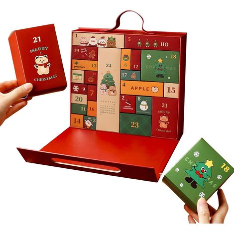 Calendario dell'Avvento di Natale - 24 caselle da riempire - Oggetto da collezione (1/5)