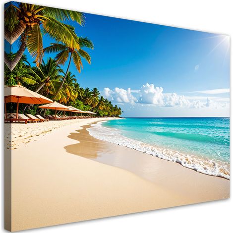 Wandbild Strand Meereslandschaft 100x70 cm (1/5)
