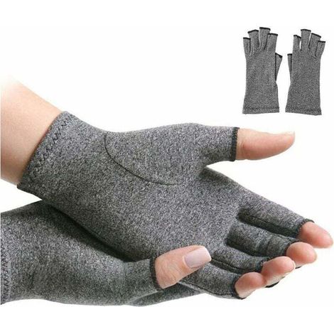 1 paire Gants utilisés pour soulager la maladie de RayNœud du syndrome arthritique du canal carpien-M-Fei Yu
