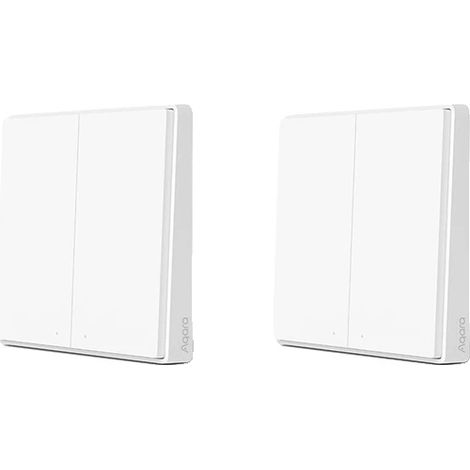 Interruttore intelligente, controllo wireless, compatibile con ZigBee, 2 pulsanti wireless 2XD1 (1/2)