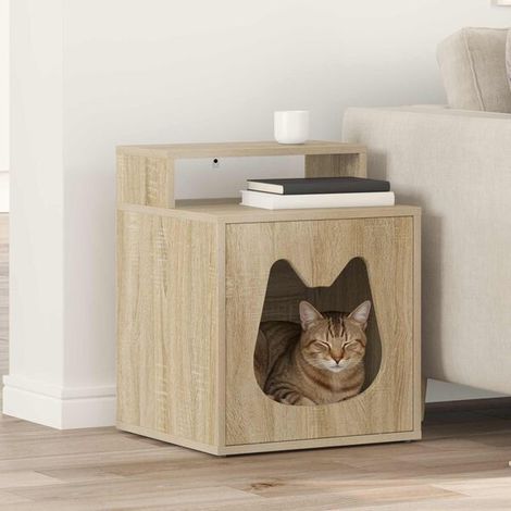 Maison pour chat Sonoma, 42,5 x 40 x 53,5 cm, en bois d'ingénierie