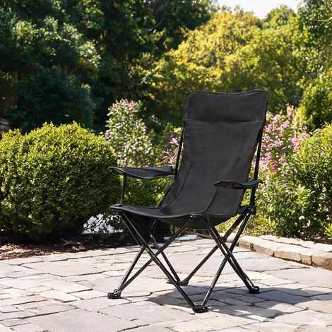 Chaise de camping pliable en polyester 59 x 67 x 96 cm (1/5)