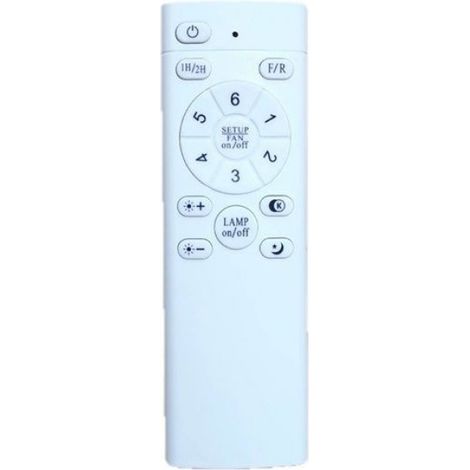 Module de Commande de Lampe pour Ventilateur de Plafond Rond avec Variateur de Température de Couleur et Télécommande 240 MA (1/5)