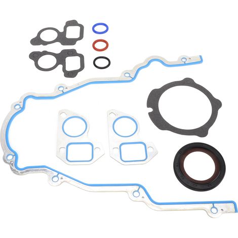 Kit 4 Joints de Cache-culbuteur avec Joints de Pompe à Eau et Joint SPI Vilebrequin 12639249 Compatible Avalanche, Camaro, Silverado (1/5)