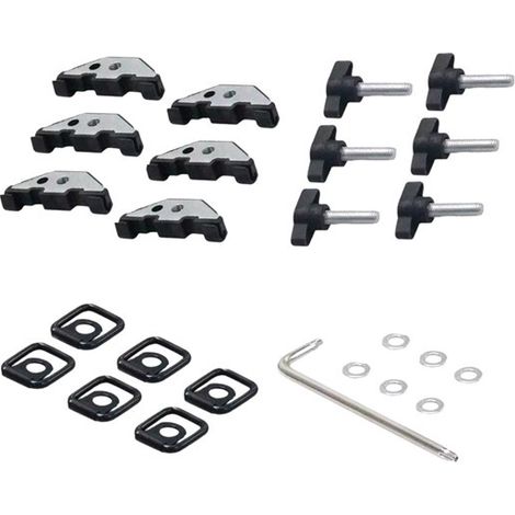 Kit de démontage rapide des boulons et écrous de fixation du toit rigide pour Jeep Wrangler JK JKU (2007-2018) (1/5)