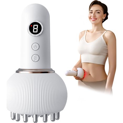 Masseur Anti Cellulite 3 Modes, Massage Minceur Appareil à 9 Vitesses, Aide à Réduire les Vergetures et la Cellulite, Appareil de Modelage Corporel pour Jambes, Cuisses, Ventre, Fessiers (1/5)