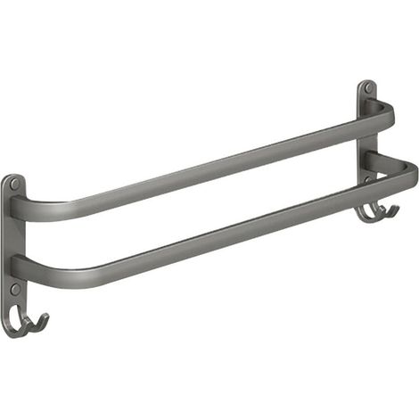 Porte-serviettes - Barre Murale Sans Perçage - En Alliage D'aluminium - Pour Salle De Bains - 30 x 18 x 10 cm - 1 Pièce (1/5)