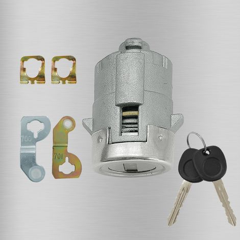 Parts for Cadillac car door locks, left door lock cylinder, double keys (4 parts) 15298924 (1/4)