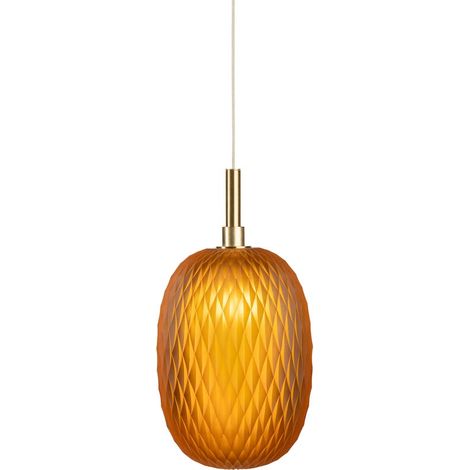 Brenta - lampe à suspension orange élégante 21 cm (1/5)