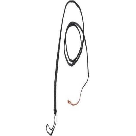 Long Bull Whip - Black - 182cm - 36580