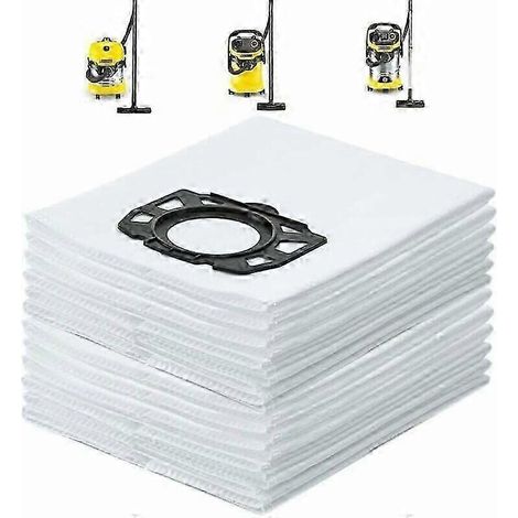 12 sacs pour aspirateur Kärcher WD4 WD5 Haute qualité (1/4)