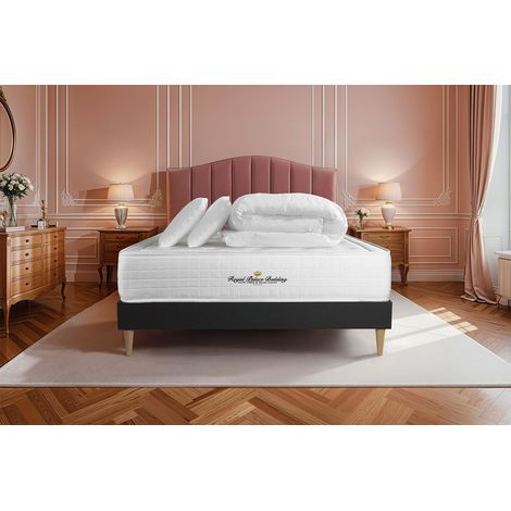 Pack Colchón negro espuma viscoelástica 200 x 200