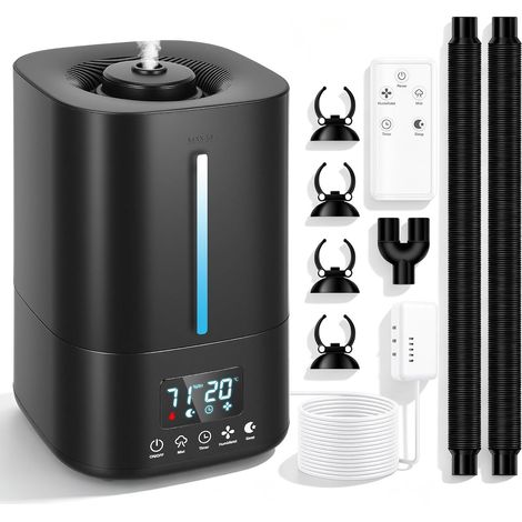 5-Liter-Luftbefeuchter für Pflanzen und Terrarien mit Hygrometer und 2 Schläuchen (1/5)