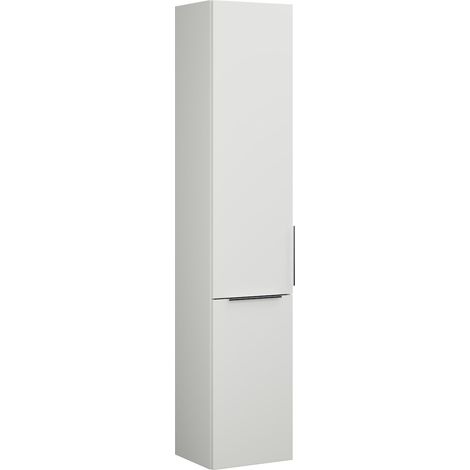 burgbad Eqio Armoire haute 1 porte, 1 bascule pour linge,