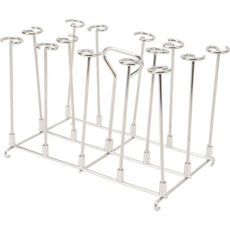 Support à Brochettes en Acier InoxydableFryer Grill Accessoires Rack Set Acier Inoxydable Vertical BBQ Round Rotating for DZ201 (1/5)