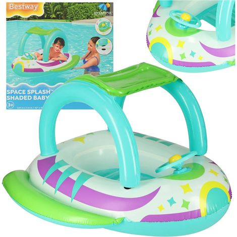 Bestway 34149 ponton hinchable con volante para coche
